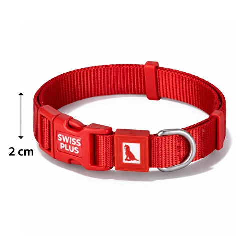 Bloominbag Swissplus Urban Paws Köpek Tasması – Crimson Red | Ayarlanabilir, Dayanıklı, Hafif-20mm Bloominbag Swissplus Urban Paws Köpek Tasması – Crimson Red | Ayarlanabilir, Dayanıklı, Hafif-20mm
