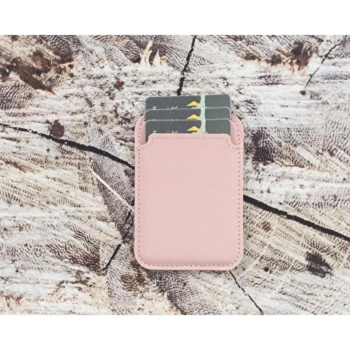 Bloominbag Snapé Dusty Rose Mıknatıslı Deri Telefon Kartlık
