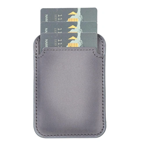 Bloominbag Snapé Stone Gray Mıknatıslı Deri Telefon Kartlık Bloominbag Snapé Stone Gray Mıknatıslı Deri Telefon Kartlık