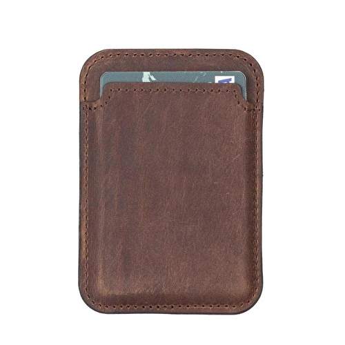 Bloominbag Snapé Saddle Heritage Mıknatıslı Deri Telefon Kartlık