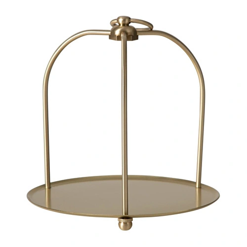 Mudo Home Liora Kulplu Dekorati̇f Tepsi̇ 18x21 Cm