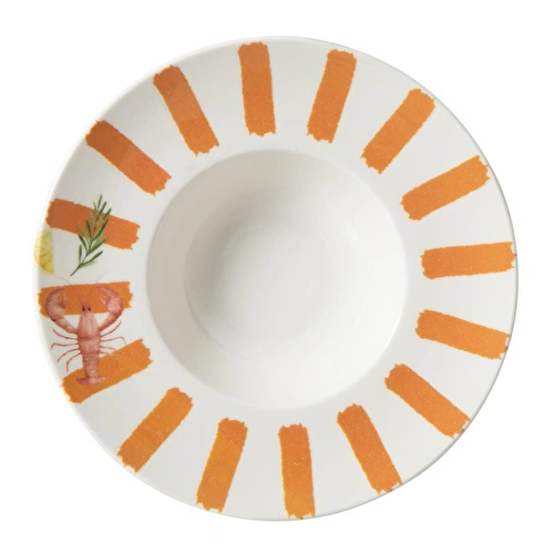 Mudo Home Padova Makarna Tabaği - Turuncu 29cm