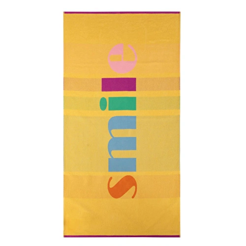 Mudo Home Smile Renkli̇ Plaj Havlusu 80x160