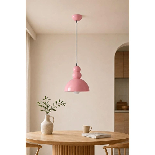 Apliqa Nick Pembe Renkli Modern Çocuk Odası, Salon Sarkıt Avize