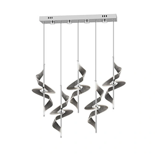 Apliqa Loretta Krom 5li̇ 60 Watt Sirali Led Avi̇ze