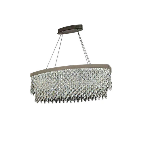 Apliqa Carles 100lük 85 Watt Yemek Masa Üstü Kri̇stal Led Avi̇ze