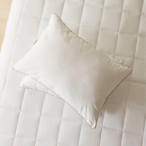 Ocean Home Textile 2'li Pamuklu Saten Biyeli 800 Gr Mikrojel Yastık Seti 50 X 70 Cm