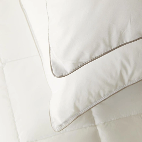 Ocean Home Textile 2'li Pamuklu Saten Biyeli 800 Gr Mikrojel Yastık Seti 50 X 70 Cm