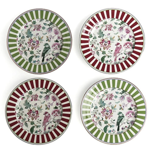 Lucky Art Madeline Bone 27 Cm 4’lü Servis Tabak Seti