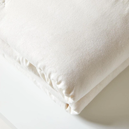 Ocean Home Textile %100 Pamuk Penye Ekru Yıldız Nakışlı Çocuk Tek Kişilik Çok Amaçlı Örtü 155 X 215 Cm