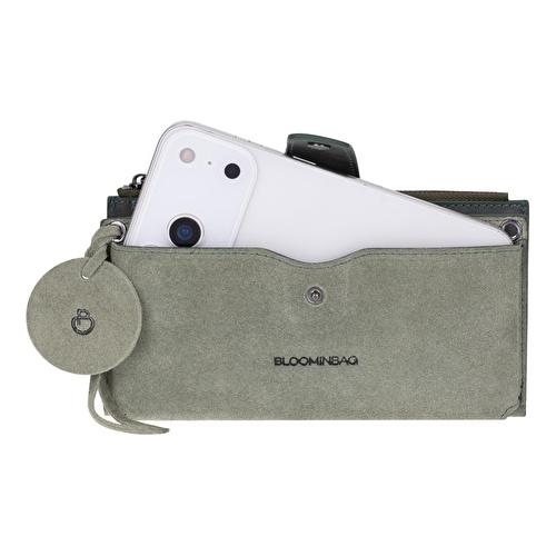 Bloominbag Mint Still Lozan Hakiki Süet Çapraz Askılı Telefon Bölmeli Cüzdan Çanta Bloominbag Mint Still Lozan Hakiki Süet Çapraz Askılı Telefon Bölmeli Cüzdan Çanta
