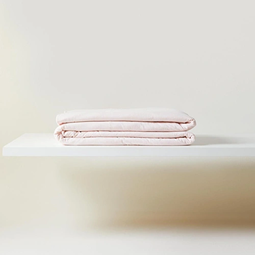 Ocean Home Textile %100 Pamuk Penye Pembe Kalp Nakışlı Çocuk Tek Kişilik Çok Amaçlı Örtü 155 X 215 Cm