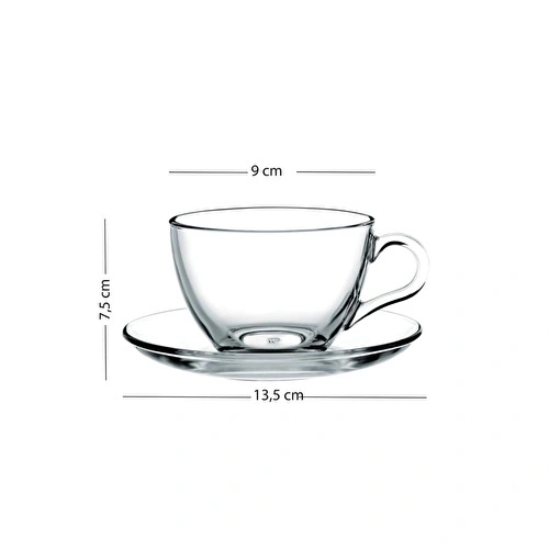 Rakle Pure Altın Yaldızlı 2'li Çay Fincanı Seti 240 Cc Rakle Pure Altın Yaldızlı 2'li Çay Fincanı Seti 240 Cc