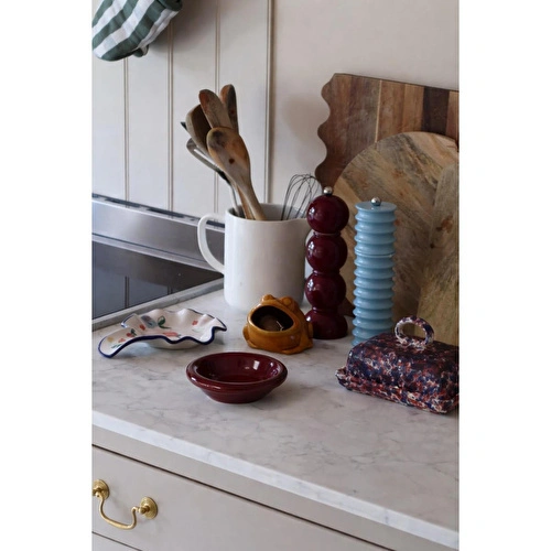 Beige & Stone Seramik Kahverengi Donut Bowl Kahvaltılık Tatlı Salata Kase Beige & Stone Seramik Kahverengi Donut Bowl Kahvaltılık Tatlı Salata Kase