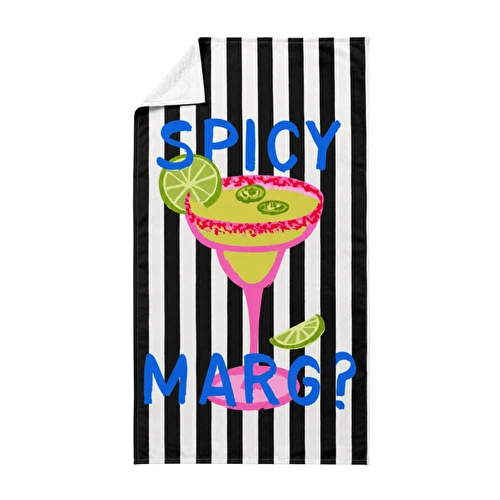 Cozy Home Heatwave Plaj Havlusu Spicy Rita Siyah