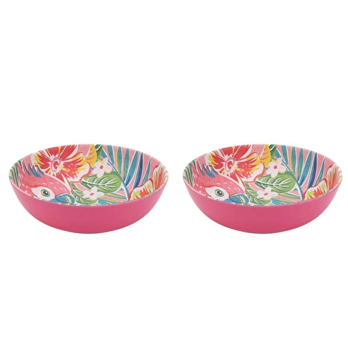 Lucky Art Tropea Melamin Salata Kase Seti 19cm (2'li)