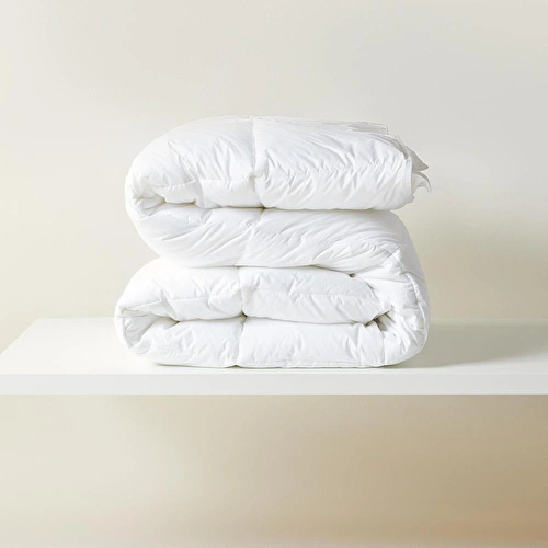 Ocean Home Textile %100 Pamuk Kumaş Kaz Tüyü Konforunda Saten Biyeli Mikrojel Çift Kişilik Yorgan 195 X 215 Cm