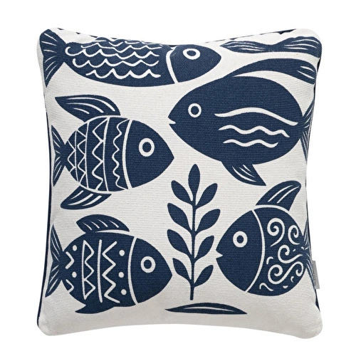 Mudo Home Sidney Mari̇n Kirlent Laci̇vert 45x45 Cm