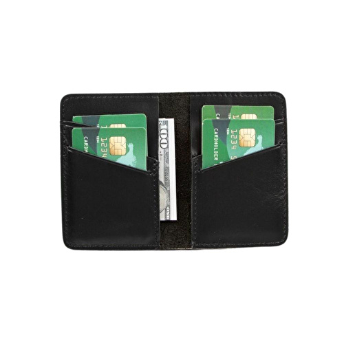 Bloominbag Heritage Core Noir Black Deri Erkek Cüzdanı