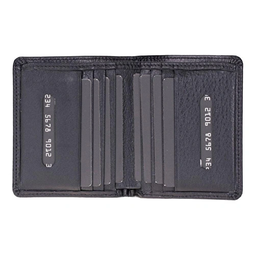 Bloominbag Heritage Noir Black Deri Erkek Cüzdanı