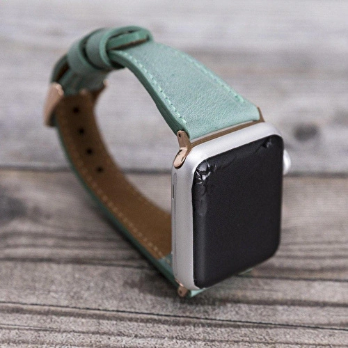 Bloominbag Bloomband Signature Aqua Deri Apple Watch Kordonu(44/45/46/49mm)