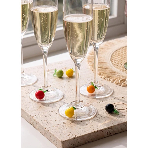 The Mia Figürlü Wine Charm Seti 6 Lı The Mia Figürlü Wine Charm Seti 6 Lı