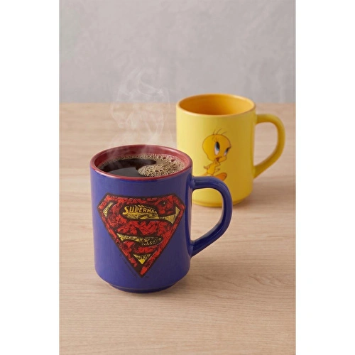 Rakle Tweety & Superman Baskılı 2'li Kupa Seti 250 Cc
