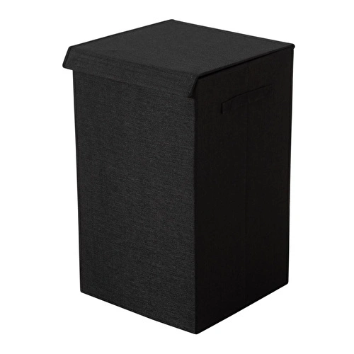 Mudo Home Boho Fold Çamaşir Sepeti̇ Si̇yah 37x36,5x60 Cm