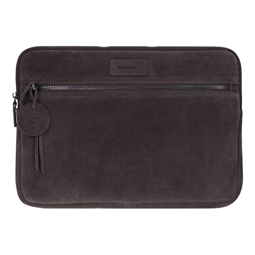 Bloominbag Mocha Still Hakiki Süet Deri 15-16 Inç Macbook/laptop Kılıfı