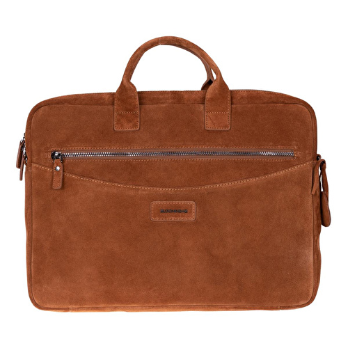 Bloominbag Camel Still Hakiki Süet Deri 15-16 Inç Macbook/laptop Çantas