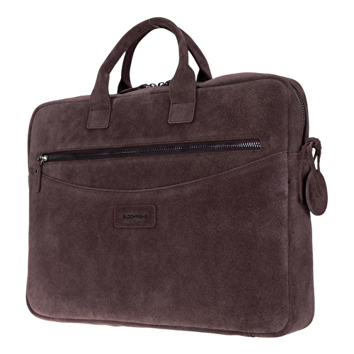 Bloominbag Mocha Still Hakiki Süet Deri 15-16 Inç Macbook/laptop Çantası