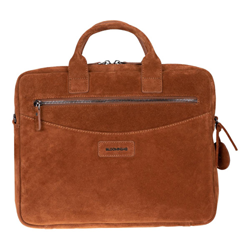 Bloominbag Camel Still Hakiki Süet Deri 13-14 Inç Macbook/laptop Çantası