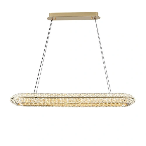 Apliqa Kyler Sıralı Gold 120 Watt Kristalli 3 Renkli Led Sarkıt Avize Apliqa Kyler Sıralı Gold 120 Watt Kristalli 3 Renkli Led Sarkıt Avize