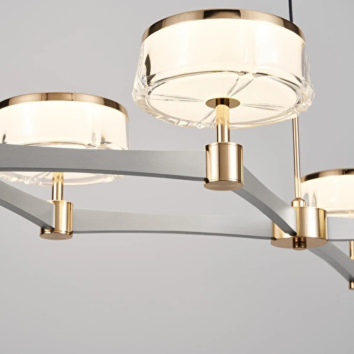 Apliqa Grayson Krom 6'lı 72 Watt Sıralı 3 Renkli Led Salon Avize Apliqa Grayson Krom 6'lı 72 Watt Sıralı 3 Renkli Led Salon Avize