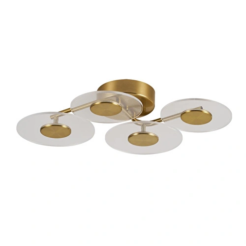 Apliqa Callista 4'lü Gold 12 Watt Plafonyer 3 Renkli Led Avize Apliqa Callista 4'lü Gold 12 Watt Plafonyer 3 Renkli Led Avize
