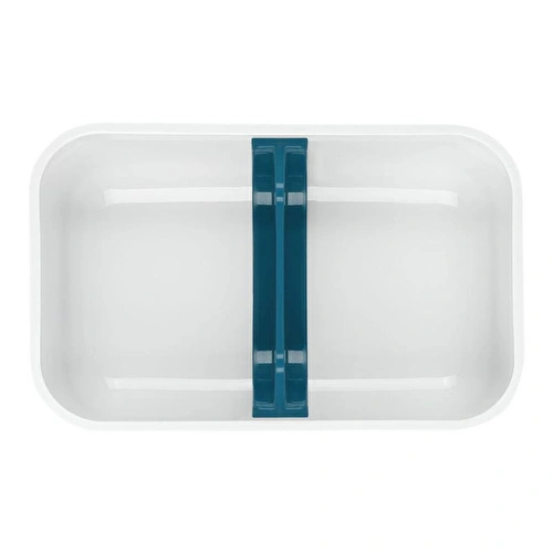 Zwilling Fresh & Savevakumlu Yemek Taşima Kabi, L Düz, Plasti̇k, Beyaz-akdeni̇z Mavi̇si̇