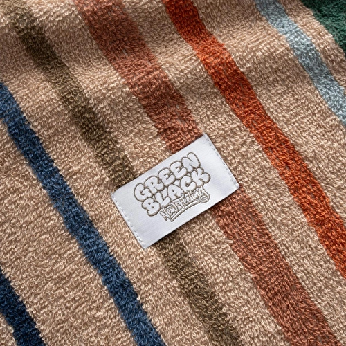 Green Black Stripe Earth Plaj Havlusu %100 Pamuk Renkli 90x160 Green Black Stripe Earth Plaj Havlusu %100 Pamuk Renkli 90x160