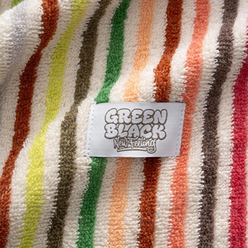 Green Black Stripe Sunset Plaj Havlusu %100 Pamuk Renkli 90x160 Green Black Stripe Sunset Plaj Havlusu %100 Pamuk Renkli 90x160
