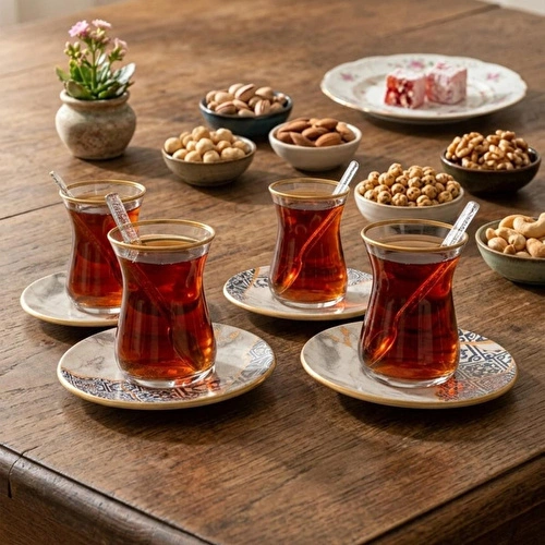 Bernardo Mozaik 12 Parça Çay Seti