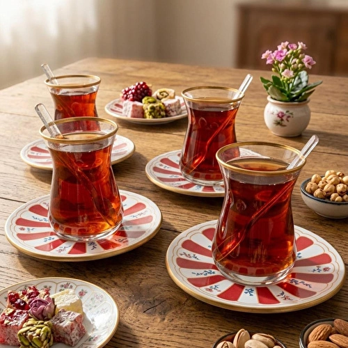 Bernardo Lal 12 Parça Çay Seti