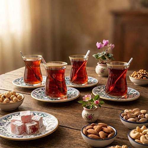 Bernardo İznik 12 Parça Çay Seti