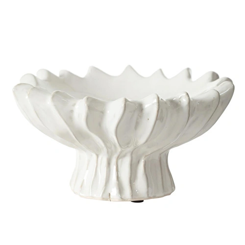 Mudo Home Move Dekorati̇f Kase Beyaz 23cm