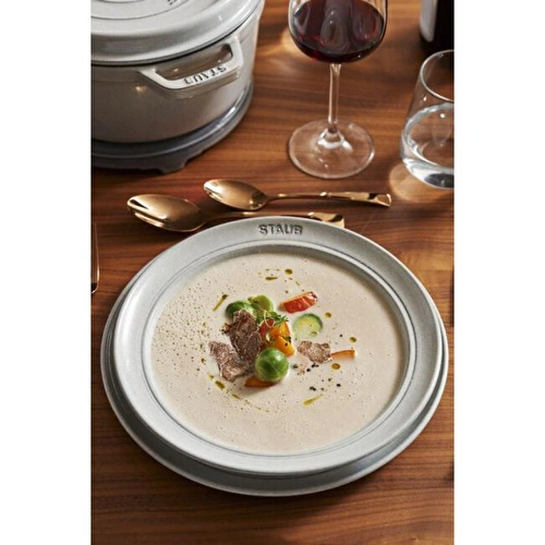 Staub Tabak, 24 Cm | Trüf Beyazı