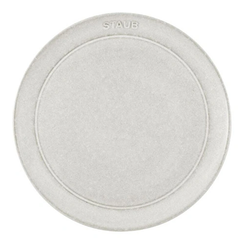 Staub Tabak Sığ, 20 Cm, Seramik, Beyaz Trüf
