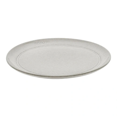 Staub Tabak Sığ, 20 Cm, Seramik, Beyaz Trüf