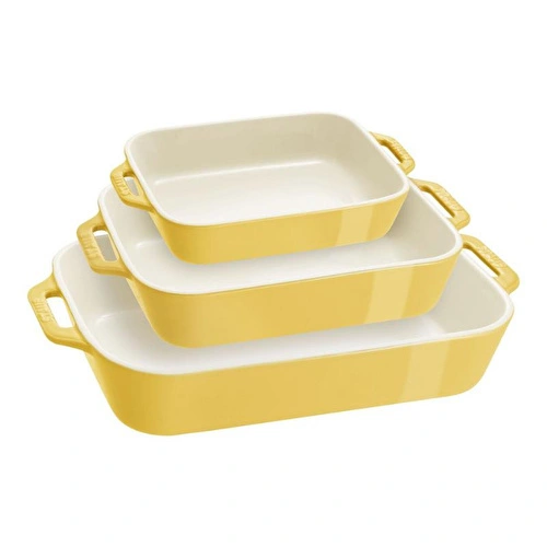Staub Fırın Kabı Seti 3 Parça Sarı