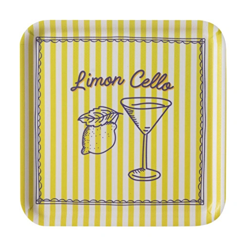 Mudo Home Li̇mon Cello Kaydirmaz Tepsi̇ 24 Cm