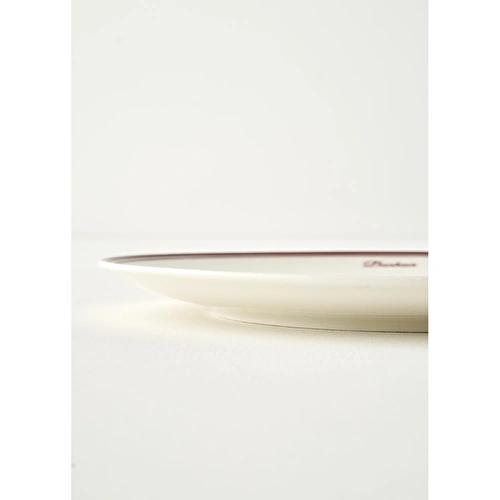 Bella Maison Bonheur Porselen 6'lı Pasta Tabağı Seti Bordo (21 Cm)