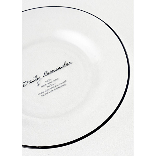 Bella Maison Daily Reminder Pasta Tabağı (19 Cm) Siyah
