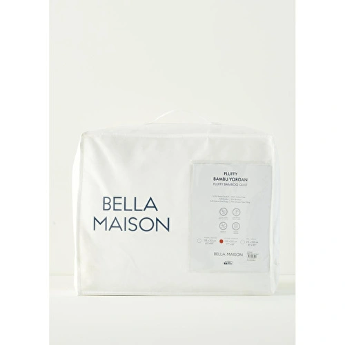 Bella Maison Bambu Tek Kişilik Yorgan Beyaz (155x215 Cm) Beyaz